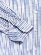 Dennis Lingo Blue MenS Slim Fit Casual Shirt