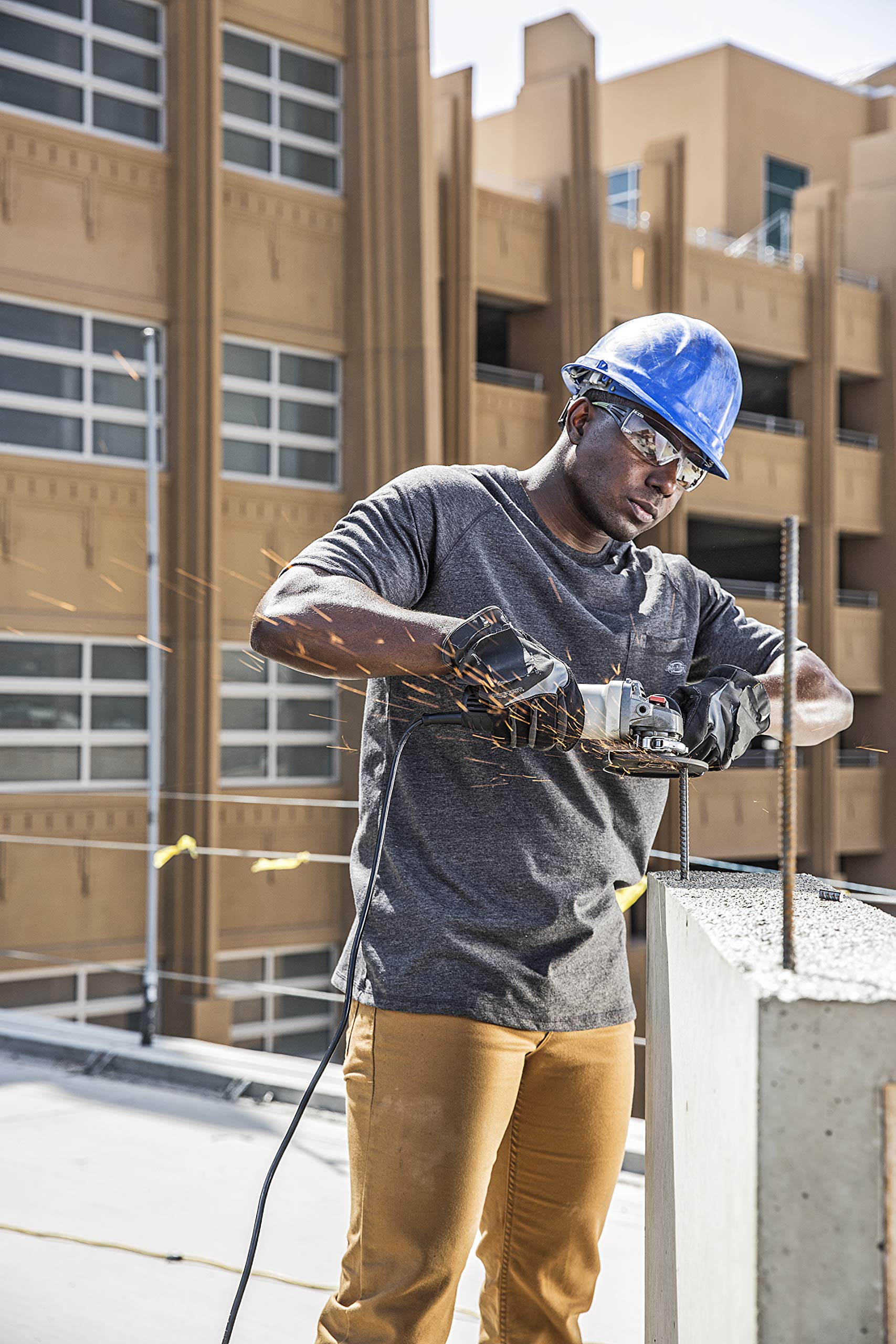 Mens 55 oz Temp-IQ Performance T-Shirt - BLAcK - L(D0102H7MLIT)