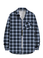 Noble Monk MenS Regular Long Sleeve Cotton Check Shirt | Casual Shirt With Spread Collar