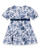 Beebay Kids Girls Floral fit-and-Flare Dress White
