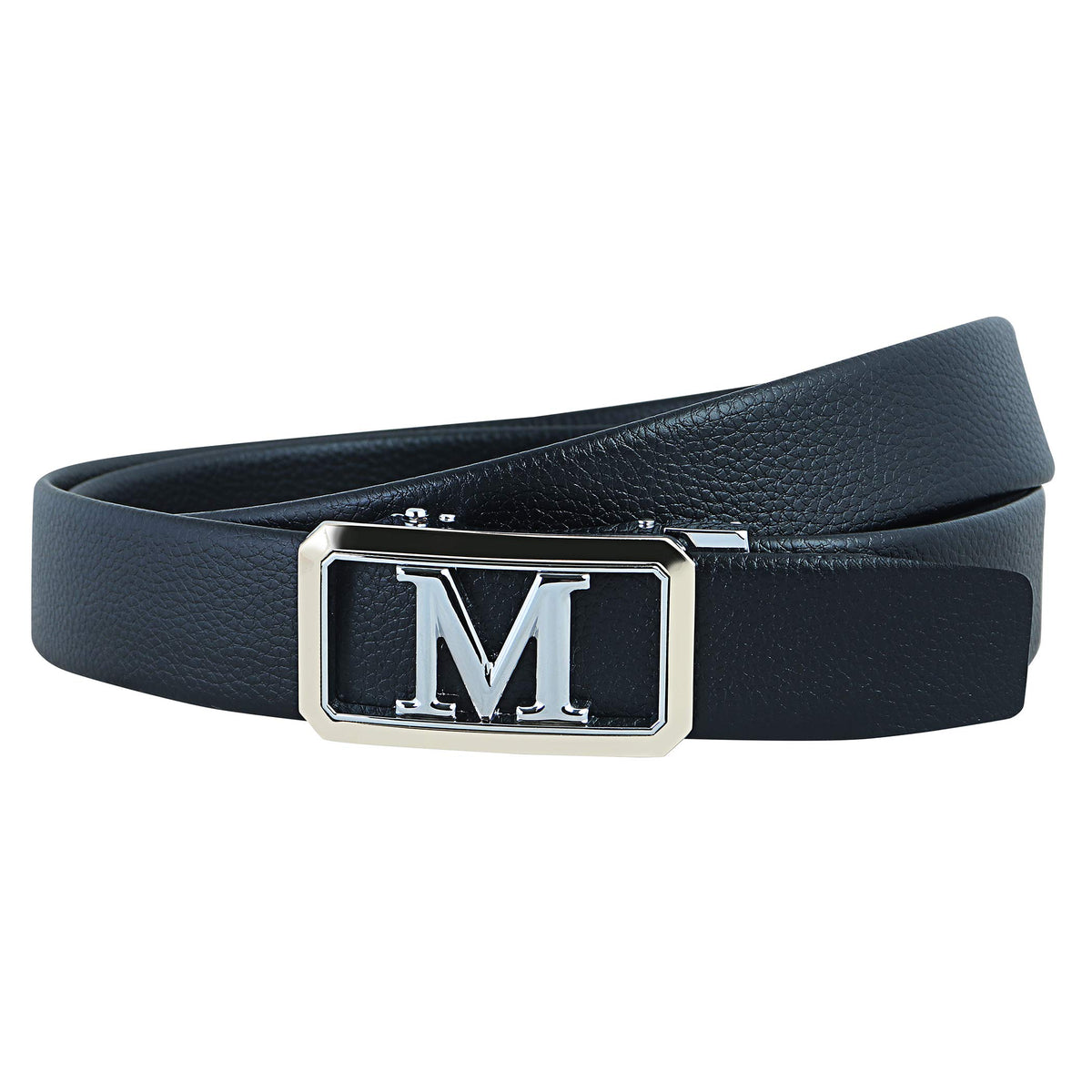 Zacharias MenS Faux Leather Belt Automatic Buckle Ass18 (Black;Free Size)