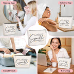 Inspirational Quote Gift for Women -Birthday Graduation Gift for Best Friend Sister -Resign Retirement Gift for Coworker -Makeup