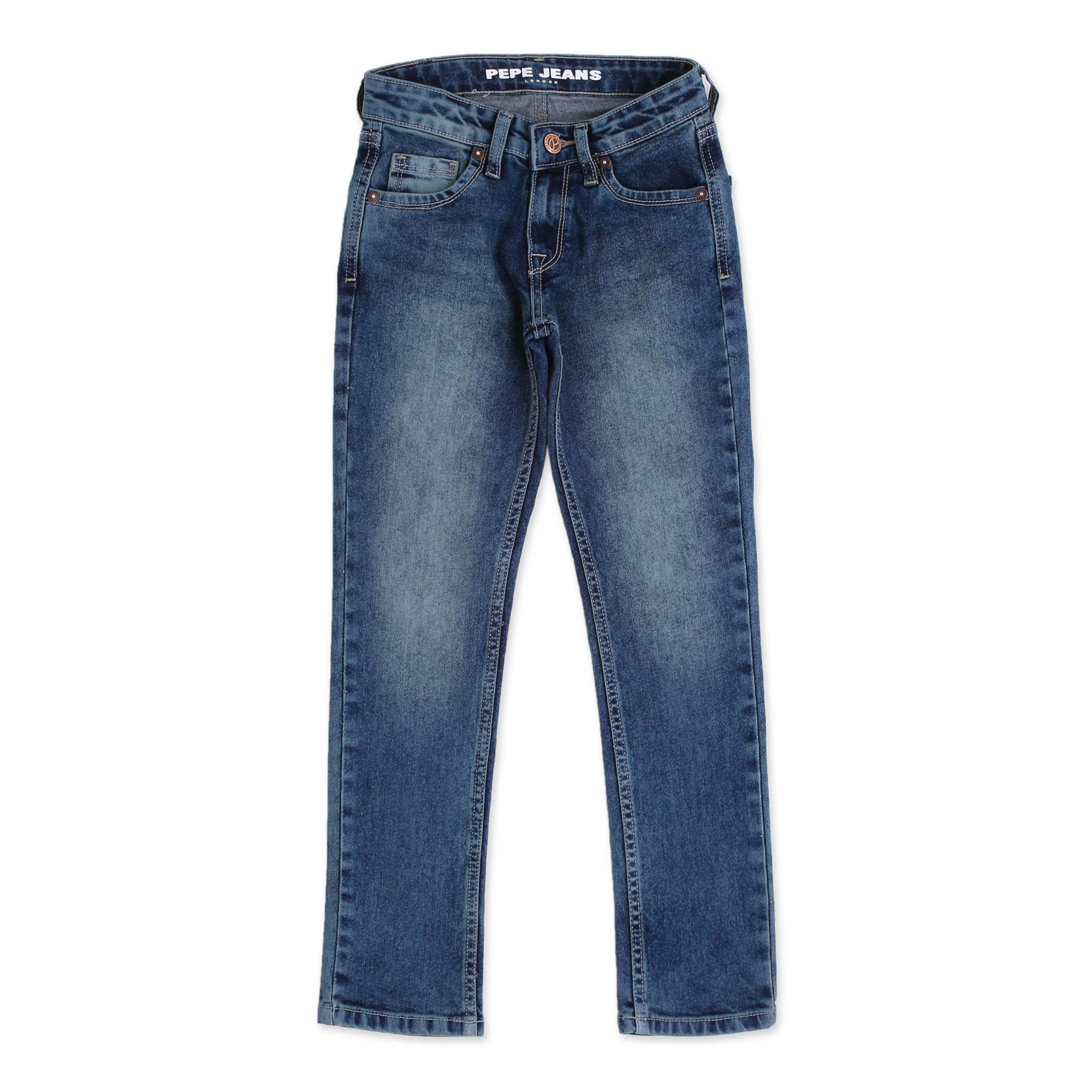 Pepe Jeans BoyS Slim Jeans (Pb201995J67_Med Tone Denim
