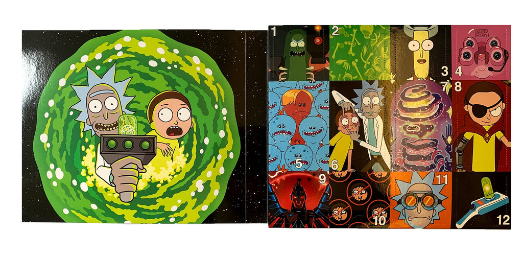 Rick and Morty Mens 12 Days of Socks in Advent Gift Box