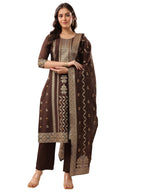 Libas Solid Silk blend Straight-fit Kurta set for Women (49571XL)