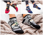 Star Wars: The Mandalorian Unisex Low-Cut Socks 5-Pair Gift Set B, Sizes 4-10