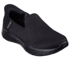 Skechers Women's Hands Free Slip-Ins Go Walk Flex-Relish Sneaker, Black, 12 Narrow
