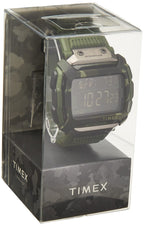 Timex Command Shock Digital CAT 54mm Watch - Olive Camo with Resin Strap