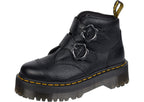 Dr. Martens Women's Devon Flower Ankle Boot, Black, 8