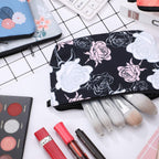 Chuangdi 6 Pieces Makeup Bag Toiletry Pouch Waterproof Cosmetic Bag with Mandala Flowers Llama Sloth Unicorn Patterns, 6 Styles