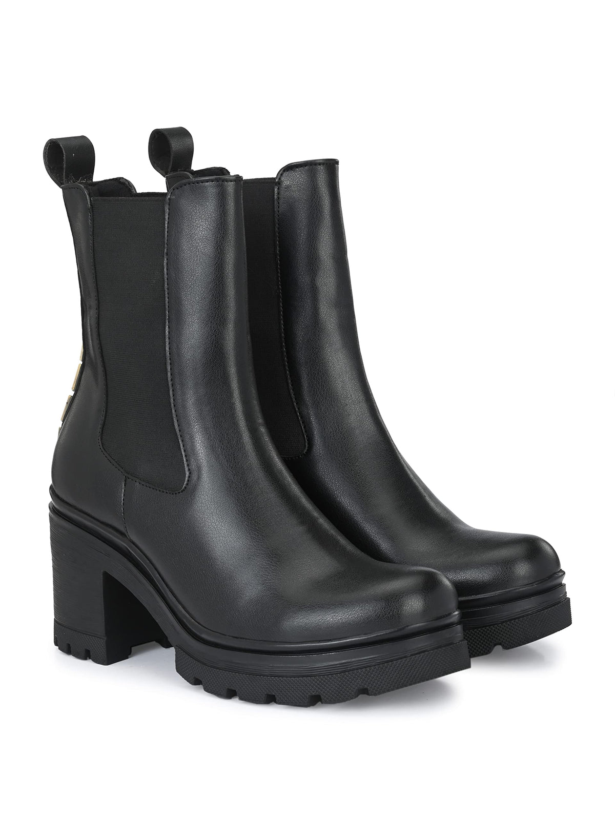 Delize Womens Black Chelsea Ankle Boots 38240 7