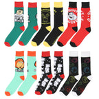 Bioworld Family Guy Crew Socks, Family Guy Cartoon Peter Griffin Lois Stewie Crew Socks For Men Women 6 Pack