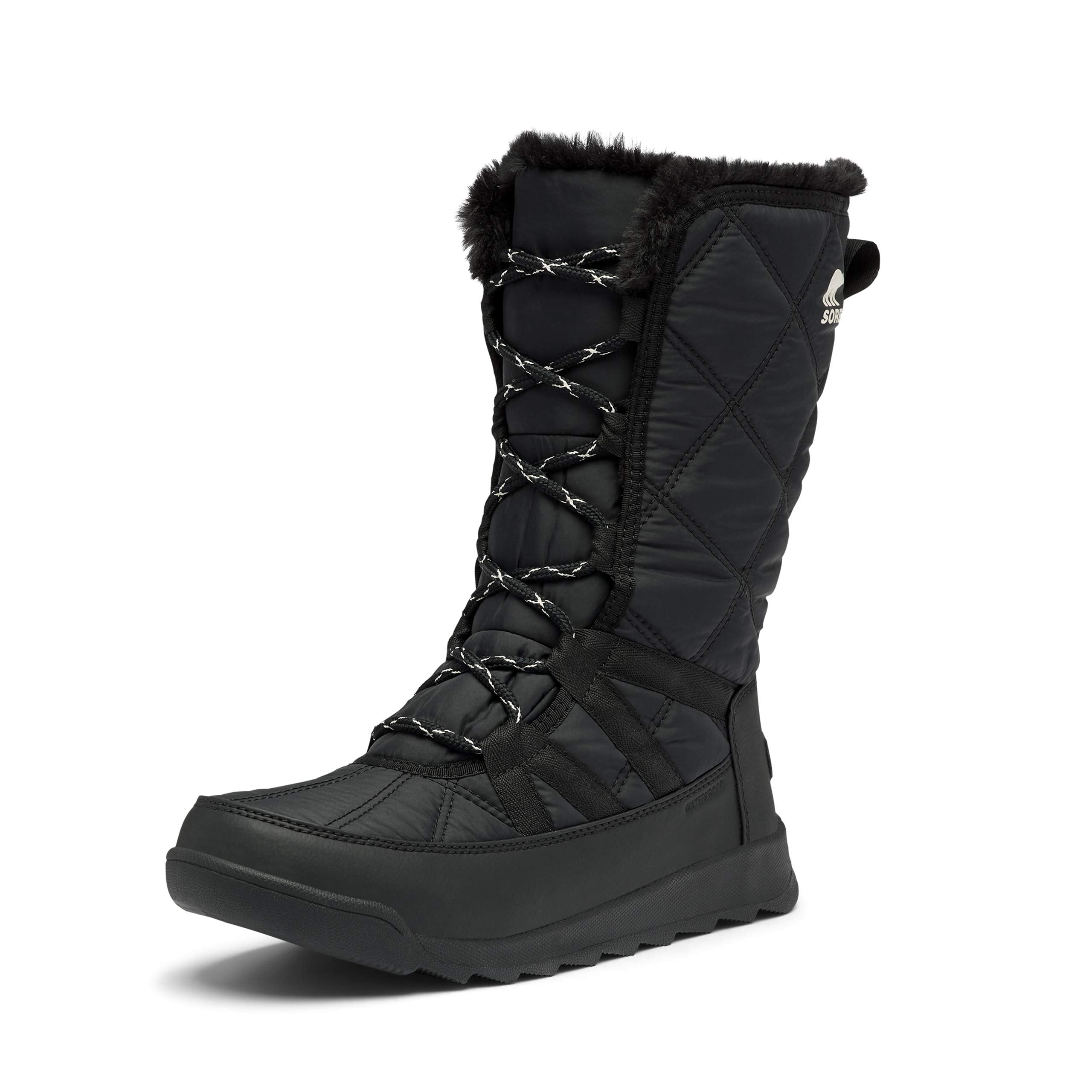 Sorel Whitney II Tall Lace Waterproof Women's Boots - Black - Size 8.5