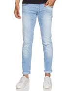 Pepe Jeans MenS Mid Rise Regular Fit Jeans Blue