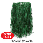 Beistle Extra Large Raffia Hula Skirt, Green