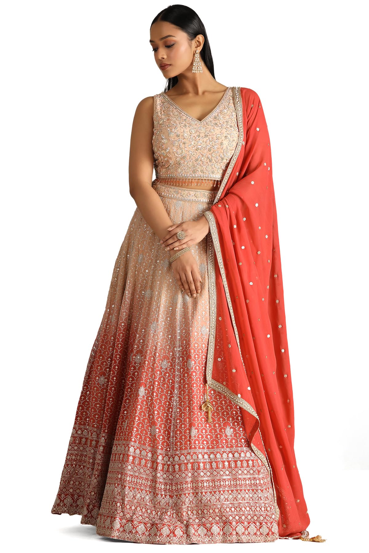 Soch Women Viscose Sequins Ethnic Wear