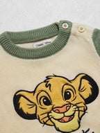 The Souled Store Official: Future King Infant Boys Long Sleeve Embroidered Patch Regular Fit Sweaters Beige