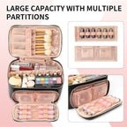 OCHEAL Makeup Bag, Multifunctional Make Up Bags with Zipper Pouch Large Compact Makeup Bag Organizer for Women Girls Cosmetics T