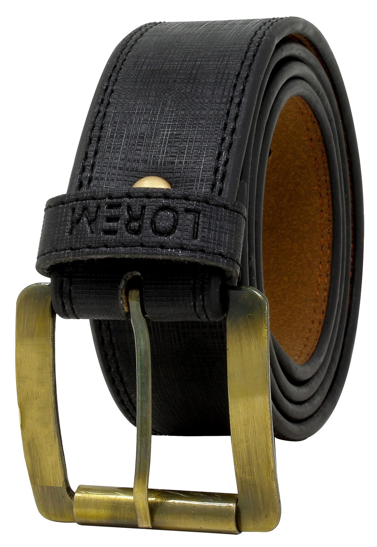 Lorem Black Formal/Casual Pu Leather Belt For Men New Bl01 40