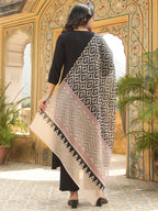 ANNI DESIGNER Womens Rayon Blend Straight Solid Kurta with Pant & Dupatta (Jamana Black-VKS01_XL_Black_X-Large)