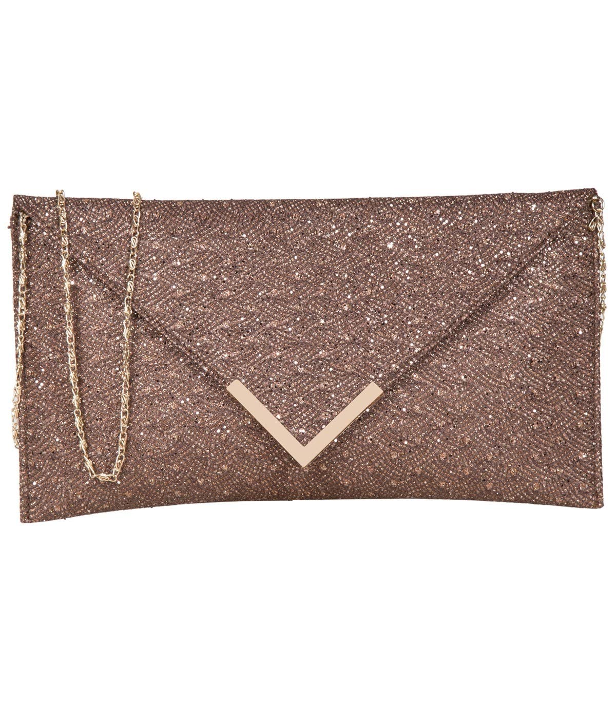 ADISA CL029 women clutch/sling bag (Copper)