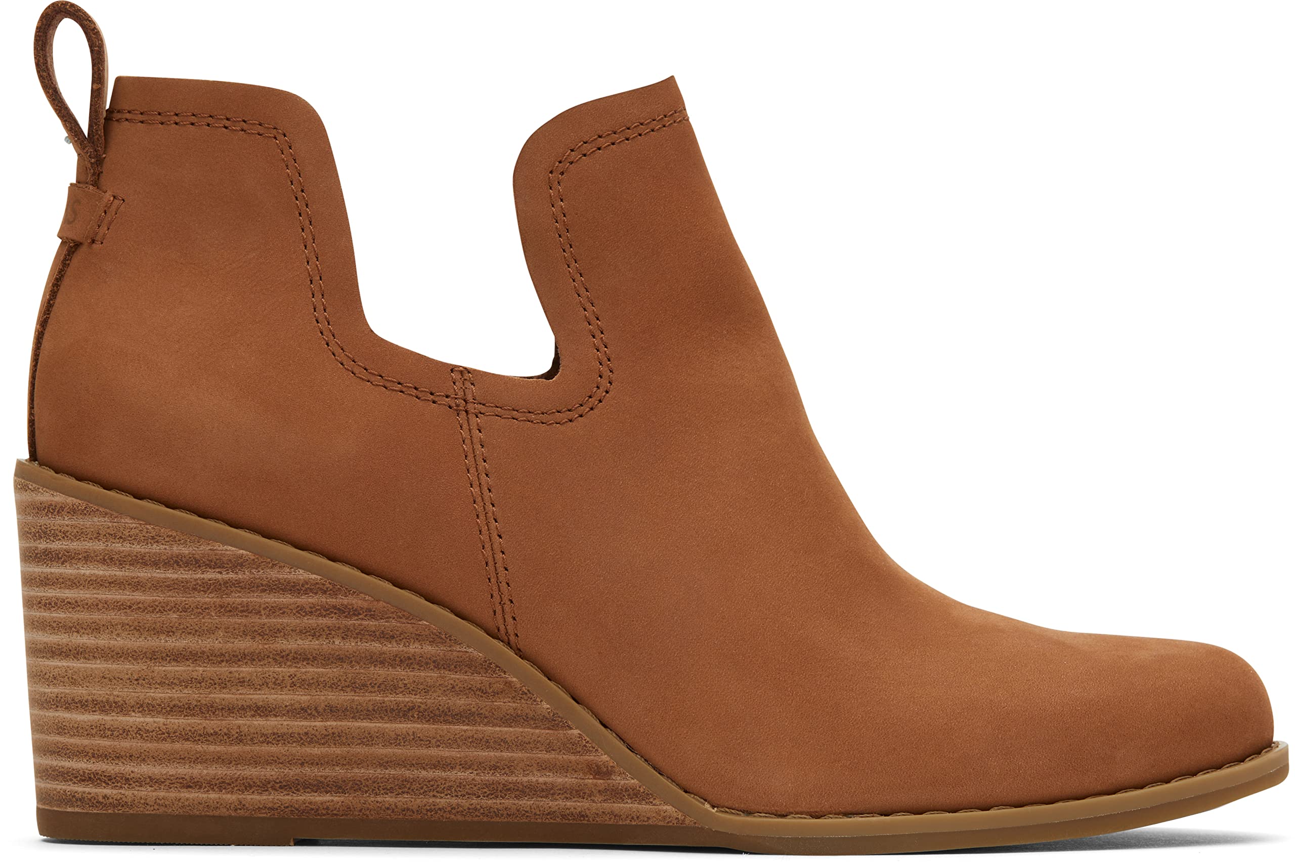 TOMS Kallie Tan Oiled Leather Nubuck 6.5 B (M)