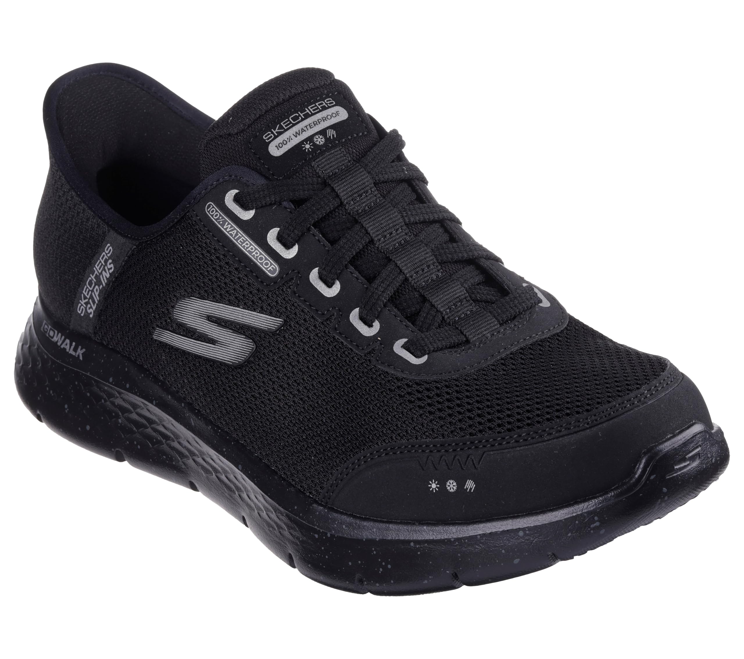 Skechers Men Hands Free Slip Ins Go Walk Flex 100% Waterproof Sports Shoes