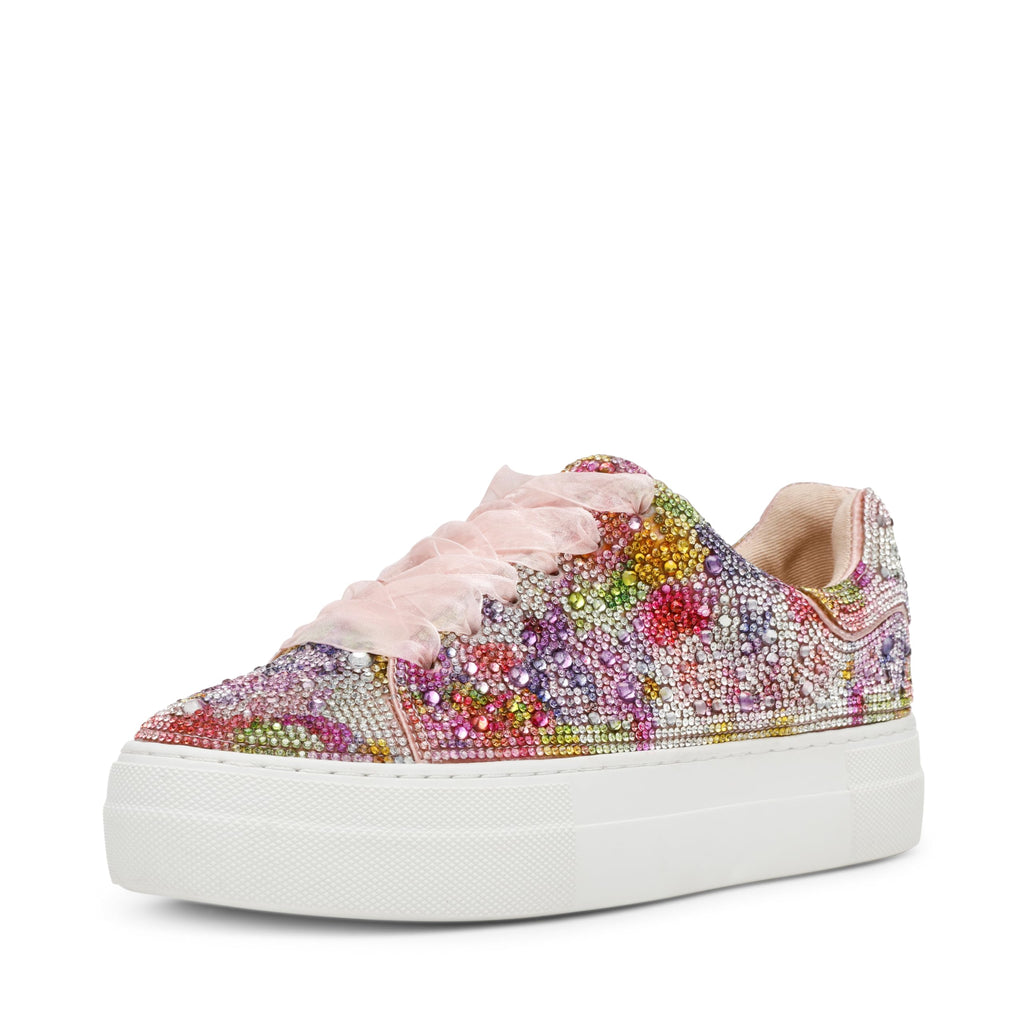 Betsey Johnson Women's Sidny Sneaker, Bright Floral, 8.5
