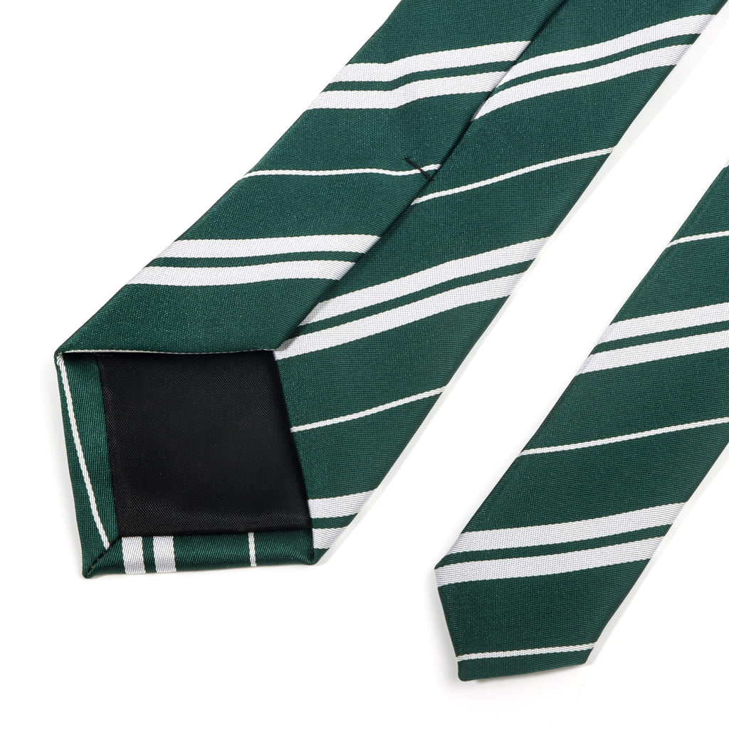 Landisun Halloween Cosplay Tie Halloween Costume Tie Men Boy Girl Kid Halloween Satin Tie Green 53 inch Lengh
