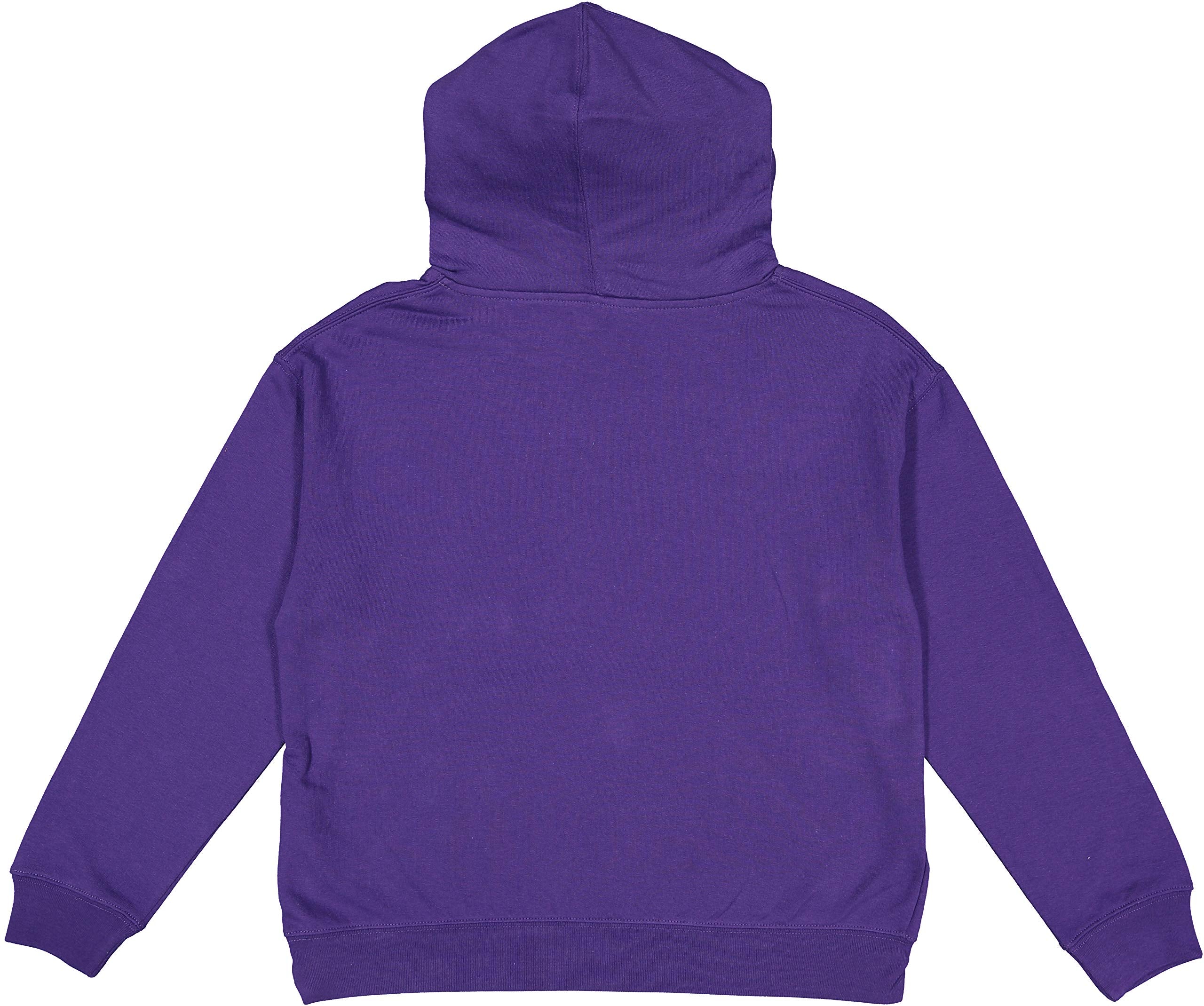 Youth Pullover Fleece Hoodie - BLAcK - XS(D0102H7DJcP)