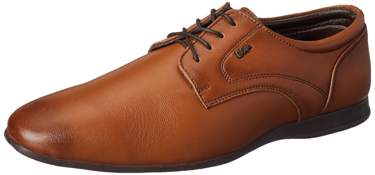 Lee Cooper Mens LC7778E Tan Formal Lace UP Shoes_44EU 10-44