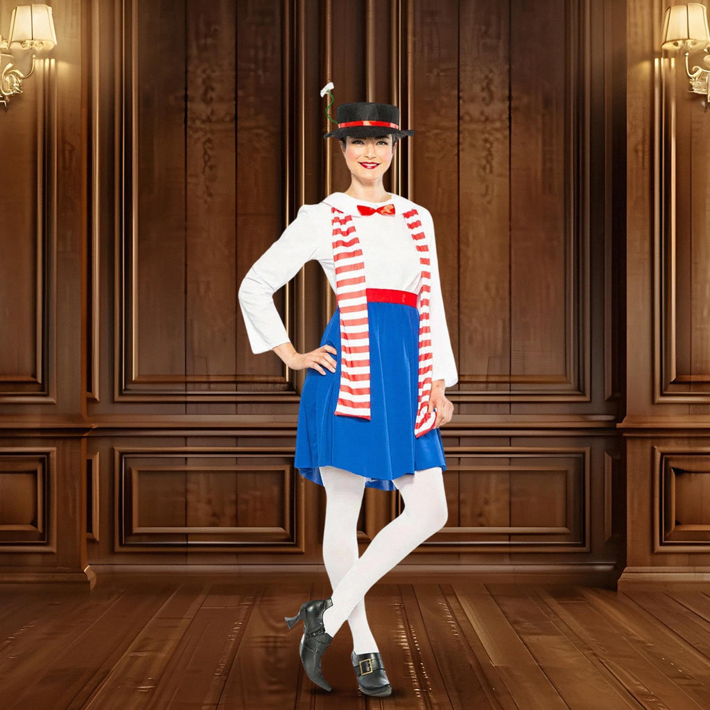 Seeing Red Women's English Nanny Poppins Costume (Medium)