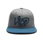 VICE Golf Crew Cap Blue/Grey | Golf Cap | One Size fits All | Unisex