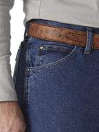Wrangler Men's Premium Performance Cowboy Cut Regular Fit Jean, Navy, 40W x 36L