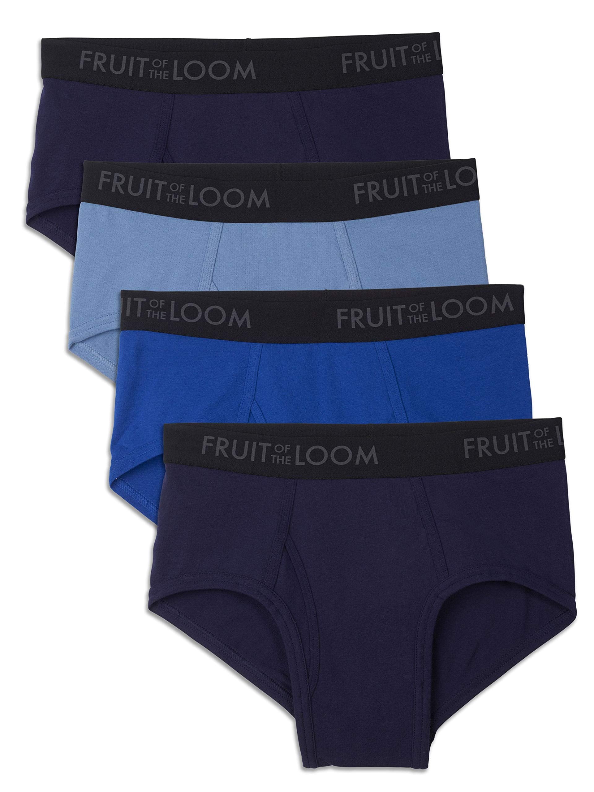Fruit of the Loom mens Breathable Underwear Briefs, Brief - Cotton Mesh 4 Pack, Small US