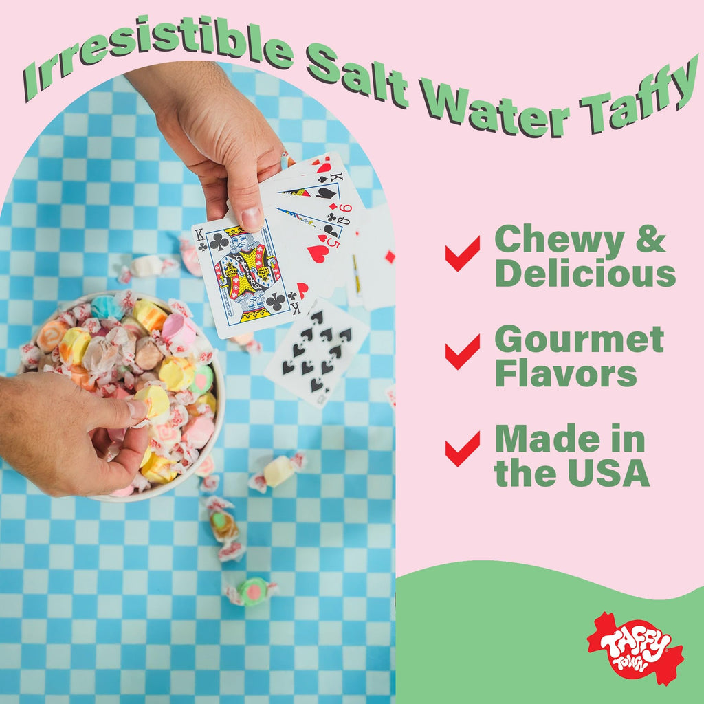 Taffy Town Saltwater Taffy, Banana Split, 25Lb