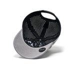 melin A-Game Hydro, Performance Snapback Hat, Water-Resistant Baseball Cap for Men & Women, Heather Grey, XL