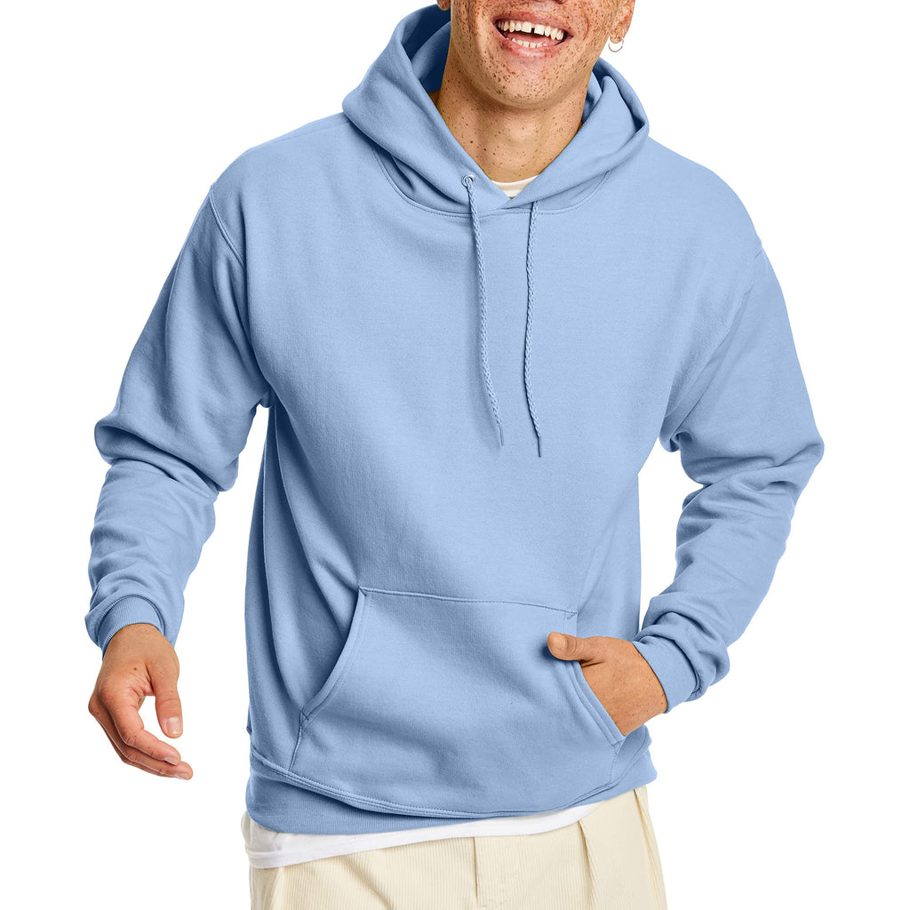 Unisex Ecosmart 5050 Pullover Hooded Sweatshirt - WHITE - S(D0102H7MEZT)
