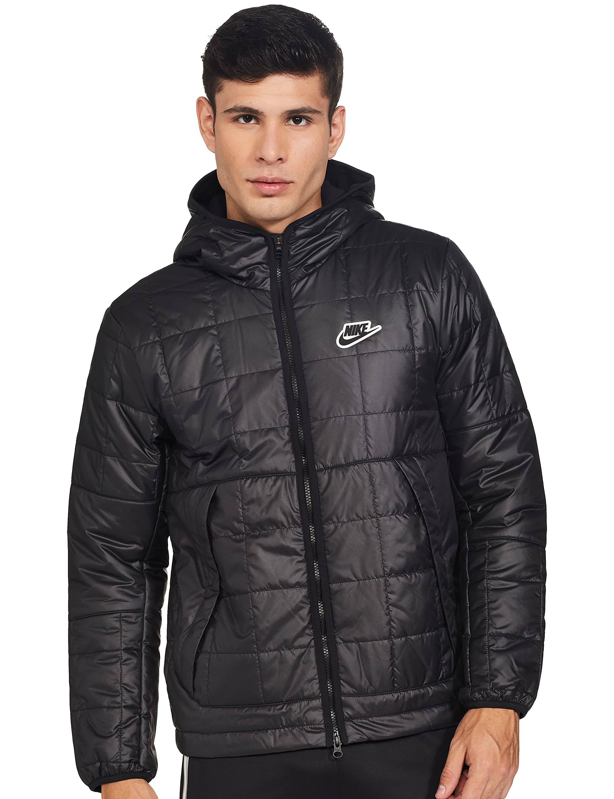 Nike Polyester Hooded Neck Pullover Sweater Men Pullovers