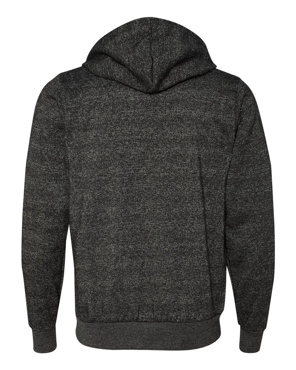 Unisex Sponge Fleece Full-Zip Hooded Sweatshirt - ASPHALT - 2XL(D0102H7WMSP)