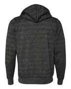 Unisex Sponge Fleece Full-Zip Hooded Sweatshirt - ASPHALT - 2XL(D0102H7WMSP)
