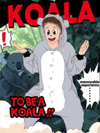CANASOUR Unisex Halloween Kids Grey Koala Onesie For 10-12 Years Girls Costume Party Cosplay Pyjamas (Height 56-59    10 Years,