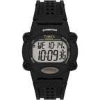 Timex Men's Expedition Digital CAT 39mm Watch - Black Case with Black Fabric & Leather Strap
