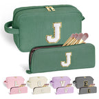 YOOLIFE Personalized Gifts - Travel Makeup Bag Cute Makeup Bag Make Up Bag Monogram Makeup Bag Travel Toiletry Bag Best Friend B