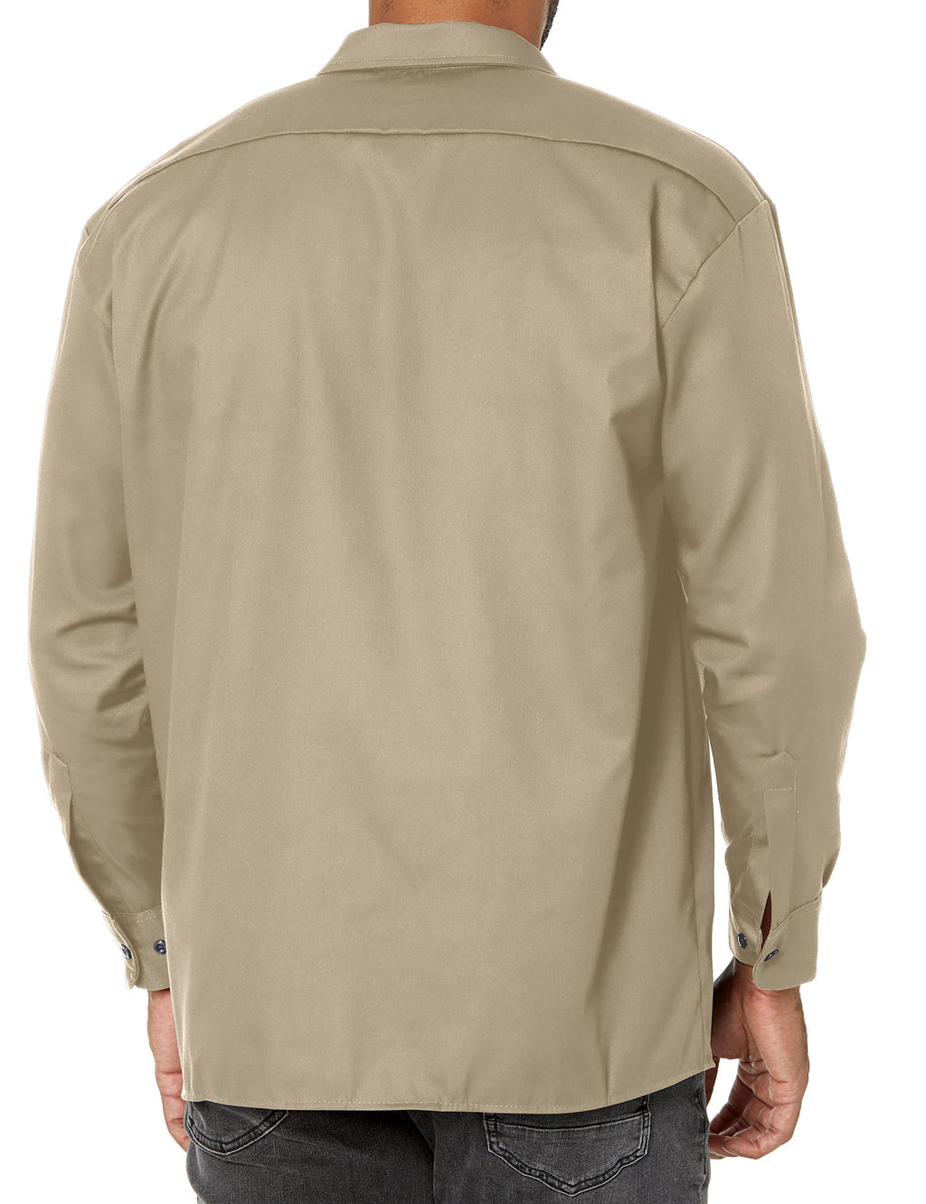 Unisex Long-Sleeve Work Shirt - NAVY - S(D0102H7Z23X)