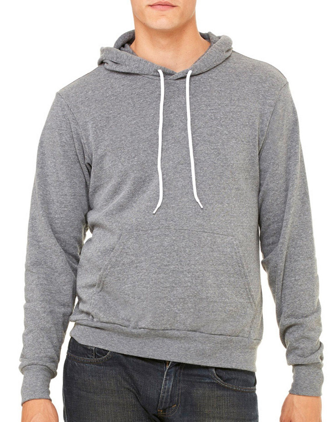 Unisex Sponge Fleece Pullover Hoodie - NAVY - S(D0102H7W25P)