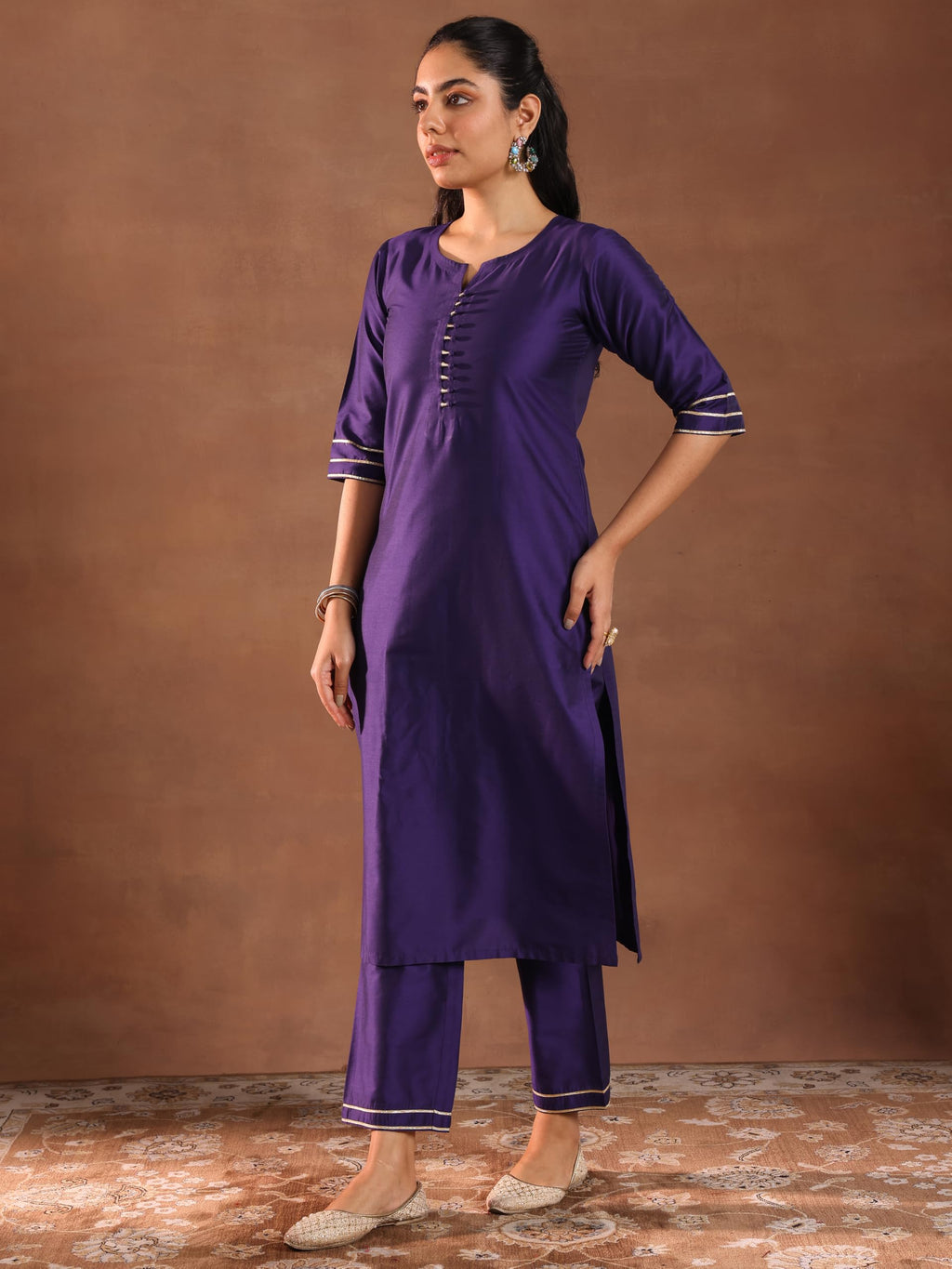 Libas WomenS Silk Blend Kurta Set (Gs891