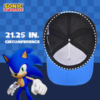 Sonic The Hedgehog Baseball Cap, Kids Adjustable Baseball Hat, Black, One Size