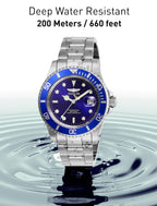 Invicta Men's Pro Diver Quartz Watch with Stainless Steel Strap, Silver, 20 (Model: 26971)
