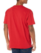 Dickie's Men's Heavyweight Crew Neck Short Sleeve Tee Big-tall,English Red,Large Tall